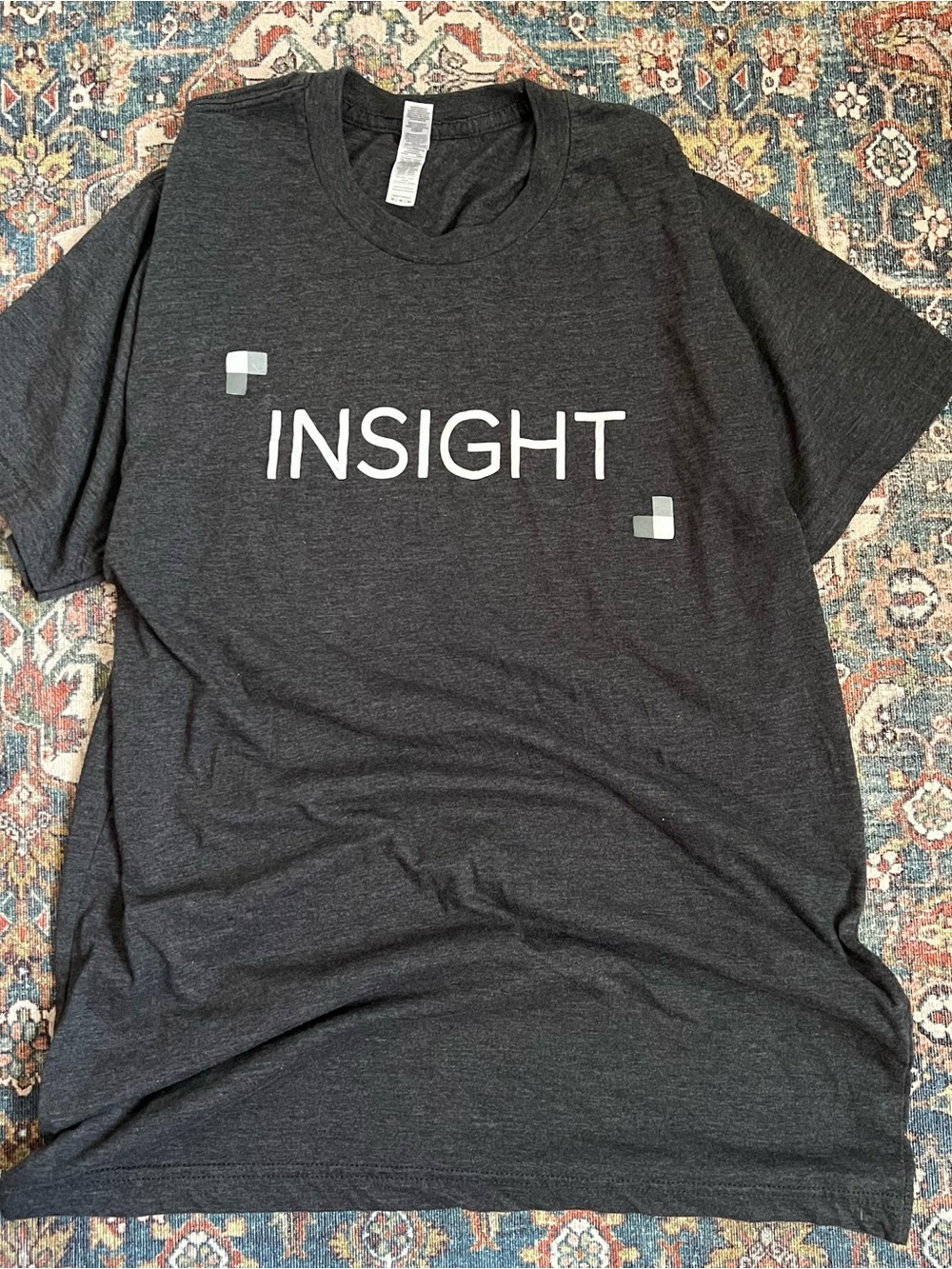 Insight Charcoal Logo Short Sleeve Tee